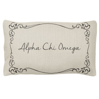 Alpha Chi Omega Sorority Decorative Pillow