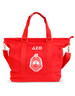 Delta Sigma Theta Sorority Canvas Bag- Red/White