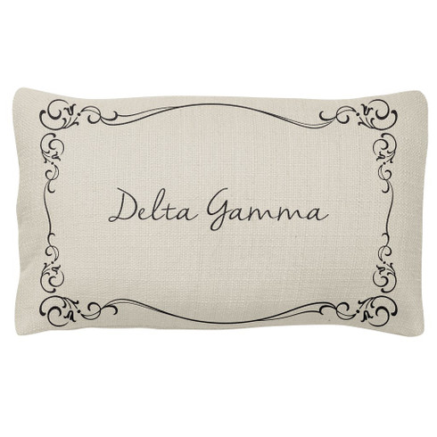 Delta Gamma Sorority Decorative Pillow