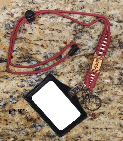Kappa Alpha Psi Fraternity Lanyard with Id Holder