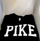 Pi Kappa Alpha PIKE Fraternity Long Sleeve Shirt- Black