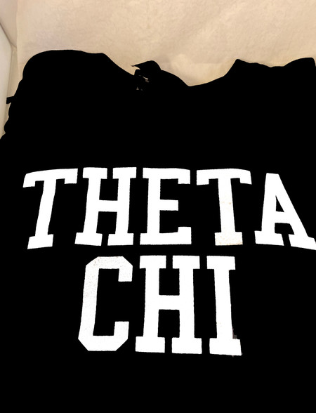 Theta Chi Fraternity Long Sleeve Shirt- Black