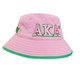 Alpha Kappa Alpha Sorority Bucket Hat-Pink/Green- Style 2
