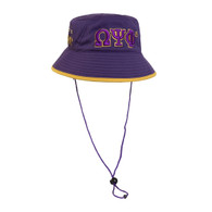 Omega Psi Phi Fraternity Bucket Hat-Purple - Style 2