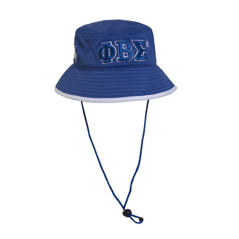 Phi Beta Sigma Fraternity Bucket Hat-Blue- Style 2