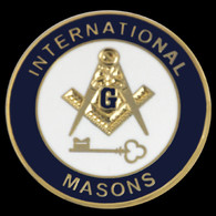 International Mason Lapel Pin