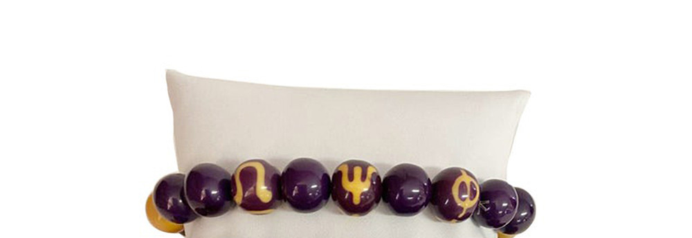 Omega Psi Phi Fraternity Beaded Bracelet Brothers and Sisters