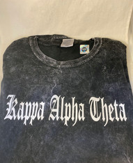 Kappa Alpha Theta Sorority Mineral Wash Shirt-Style 2