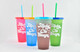 Alpha Chi Omega Sorority Set of 4 Color Changing Cups