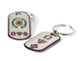 Omega Psi Phi Fraternity Dog Tag Key Chain 