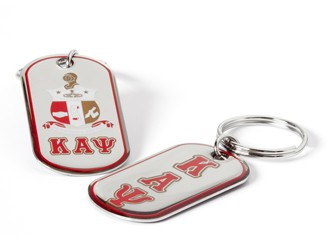 Kappa Alpha Psi Fraternity Dog Tag Key Chain 