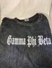 Gamma Phi Beta Sorority Mineral Wash Shirt-Style 2