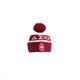 Delta Sigma Theta Knit Beanie with Crest- Style  2