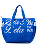 Zeta Phi Beta Sorority Canvas Bag- Blue/White