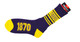 Benedict College Socks- Purple/Gold 