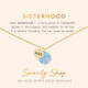 Alpha Delta Pi ADPI Druzy Necklace 