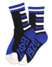 Zeta Phi Beta Sorority Socks- Black/Blue