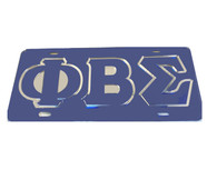 Phi Beta Sigma Fraternity License Plate-Blue