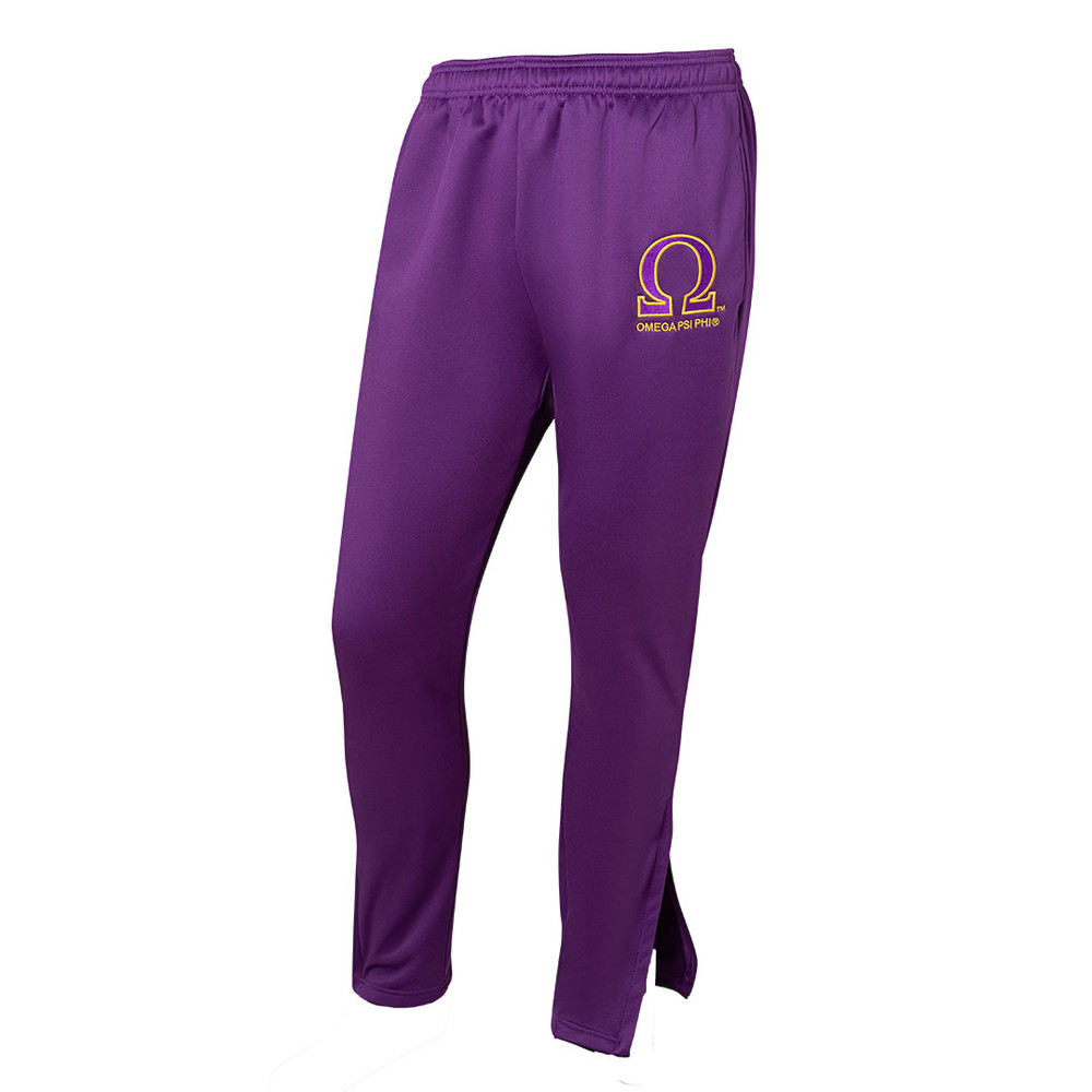 Omega Psi Phi Fraternity Elite Trainer Pants- Purple - Brothers and ...