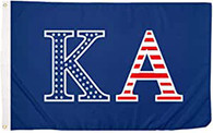 Kappa Alpha Fraternity Flag- USA Greek Letters