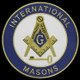 International Mason 10 1/2" Emblem