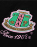 Alpha Kappa Alpha AKA Sorority Lightweight Cardigan- Black/Pink