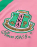 Alpha Kappa Alpha AKA Sorority Lightweight Cardigan- Pink/Green- Style 2