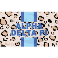 Alpha Delta Pi ADPI Sorority Flag- Cheetah