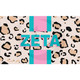 Zeta Tau Alpha ZTA Sorority Flag- Cheetah
