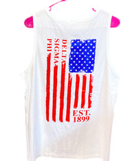 Delta Sigma Phi Fraternity American Flag Tank Top 