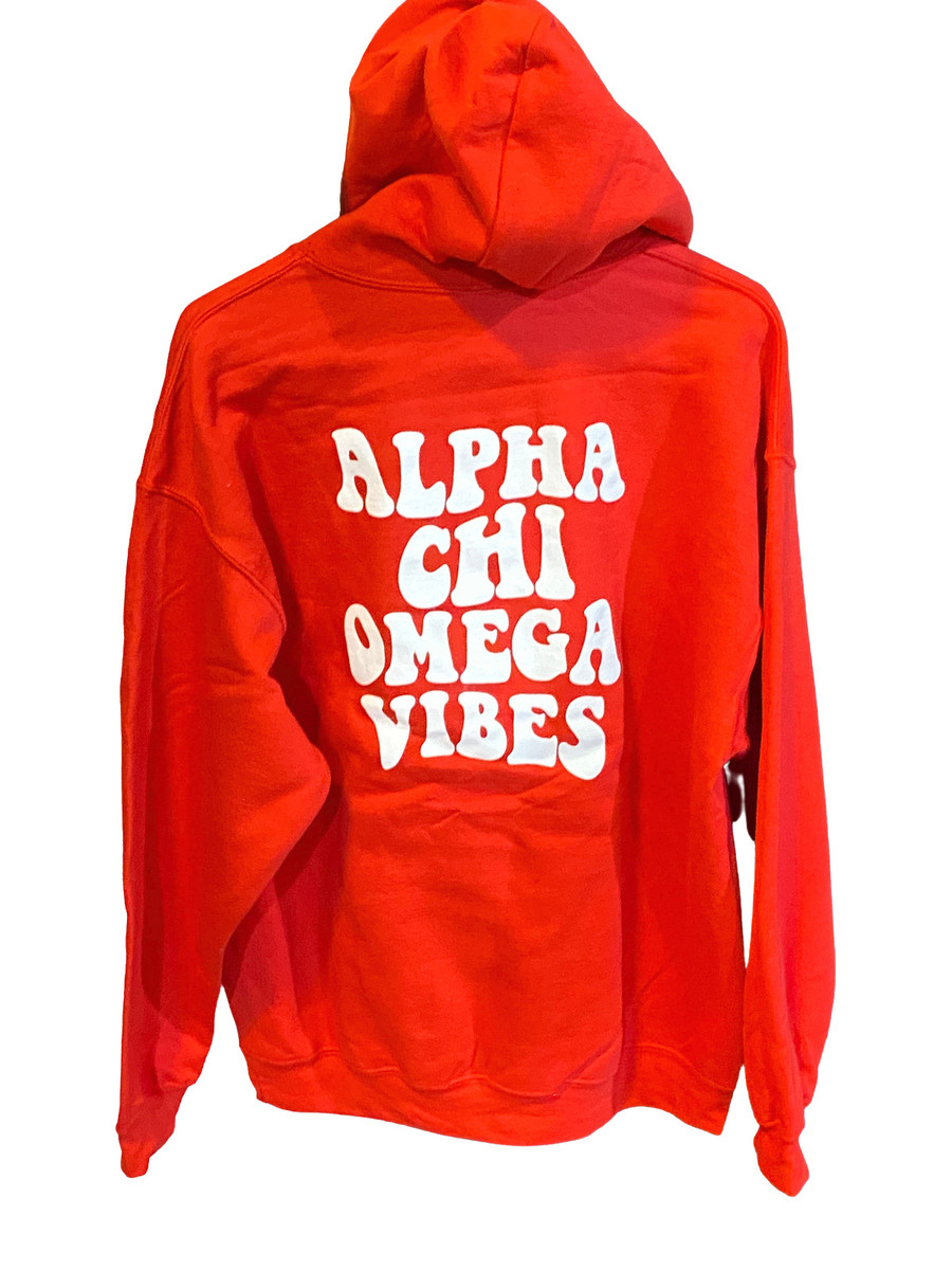 Alpha Chi Omega Sorority Hoodie Vibes Brothers and Sisters' Greek Store
