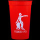 Delta Sigma Theta Sorority 22 oz Plastic Stadium Cups- 10 Pack