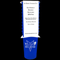 Order of the Eastern Star OES 22 oz Plastic Stadium Cups- 10 Pack- Blue