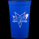 Order of the Eastern Star OES 22 oz Plastic Stadium Cups- 10 Pack- Blue