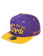 Omega Psi Phi Fraternity Snapback Hat- Three Greek Letters