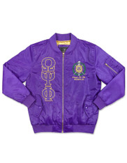 Omega Psi Phi Fraternity Bomber Jacket