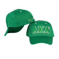 Alpha Kappa Alpha AKA Sorority Flexfit Cap- Green 