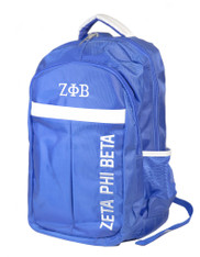 Zeta Phi Beta Sorority Backpack-Style 2-Front