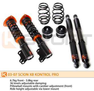 KSport Kontrol Pro Coilovers - Scion xA 04-07 - Scion xA/Suspension/Coilovers