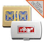 Customize Your Metal Wallet or Cigarette Case