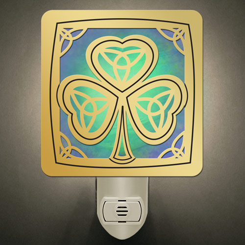 Stained Glass Irish Night Lights St. Patty's Decor You'll Love Kyle