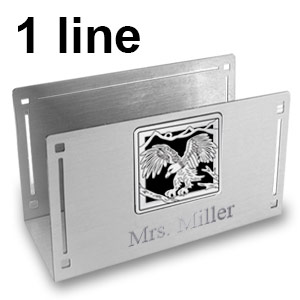 Desktop Card Holders Engraved with Name