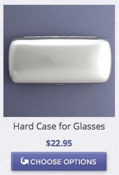 Crush proof hard eyeglasses case