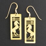 Year of the Horse Earrings for Chinese New Year Gift