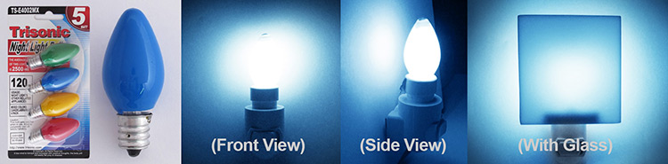 Trisonic Blue Night Light Bulb 5W