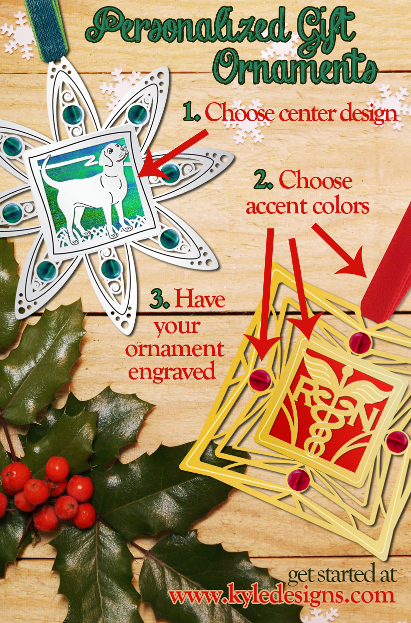 Design Your Own Personalized Christmas Ornaments