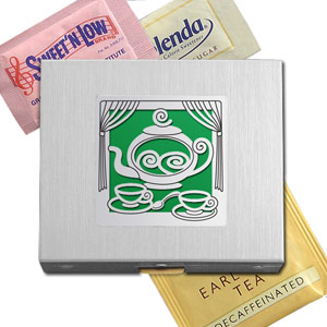 travel tea bag & sweetener cases