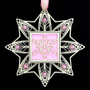 Pink Snowflake Ornament