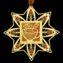 Brown & Gold Coffee Ornament