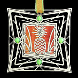 Silver Pineapple Ornament